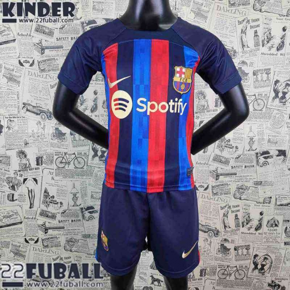 Fussball Trikots Barcelona Heimtrikot Kinder 22 23 AK50