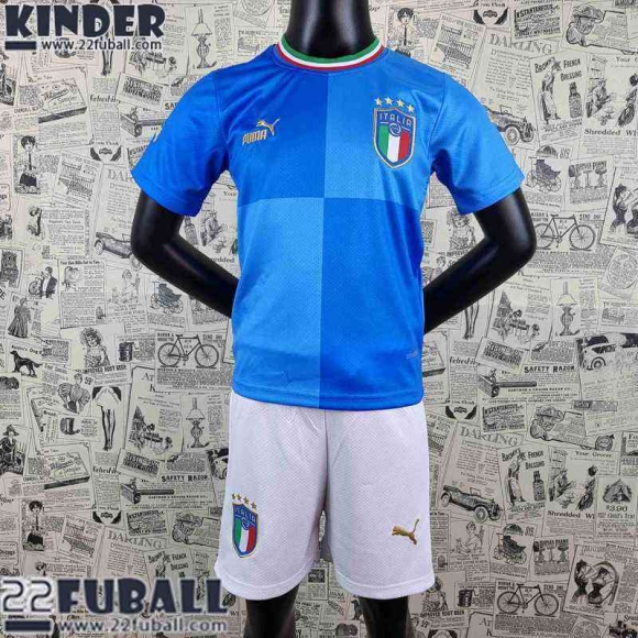 Fussball Trikots Italien Heimtrikot Kinder 22 23 AK52