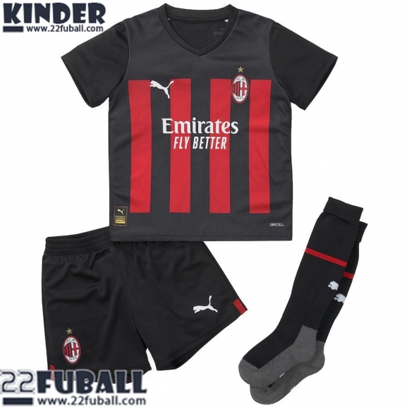 Fussball Trikots AC Milan Heimtrikot Kinder 22 23 AK61