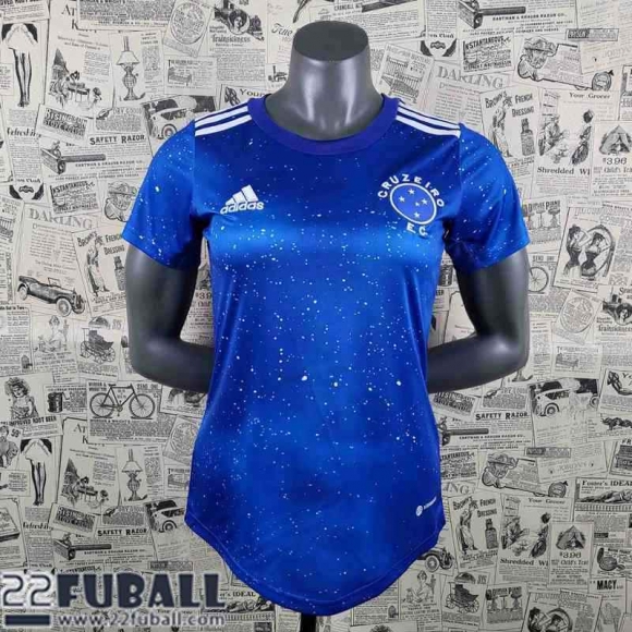 Fussball Trikots Cruzeiro Blau Damen 22 23 AW11