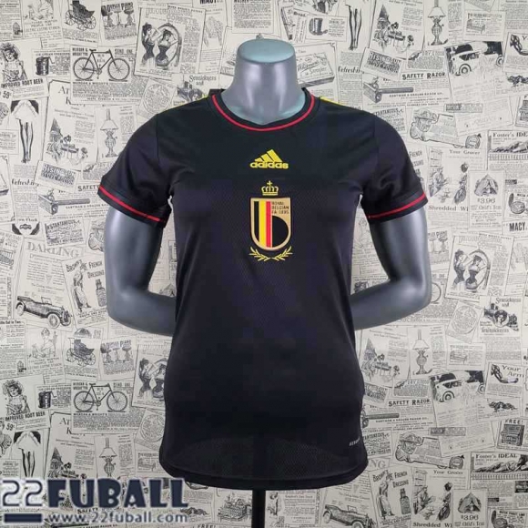 Fussball Trikots World Cup Belgien Schwarz Damen 22 23 AW22