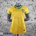 Fussball Trikots Brasilien Jaune Damen 22 23 AW32