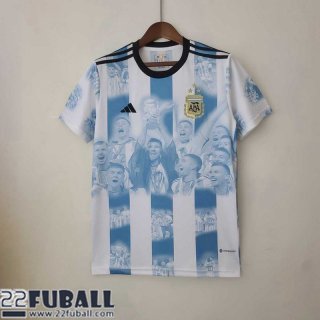 Fussball Trikots Argentinien Gedenkausgabe Herren 2022