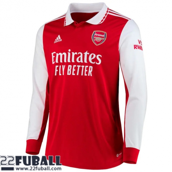 Fussball Trikots Langarm Arsenal Heimtrikot Herren 22 23