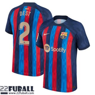 Fussball Trikots Barcelona Heimtrikot Herren 22 23 Sergiño Dest 2