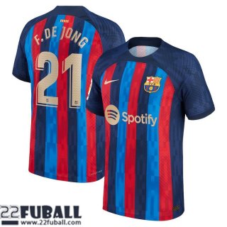 Fussball Trikots Barcelona Heimtrikot Herren 22 23 Frenkie de Jong 21