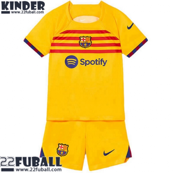 Fussball Trikots Barcelona Vierte Kinder 22 23