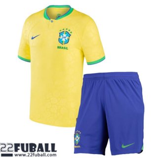 Fussball Trikots Brasilien Heimtrikot Kinder 22 23