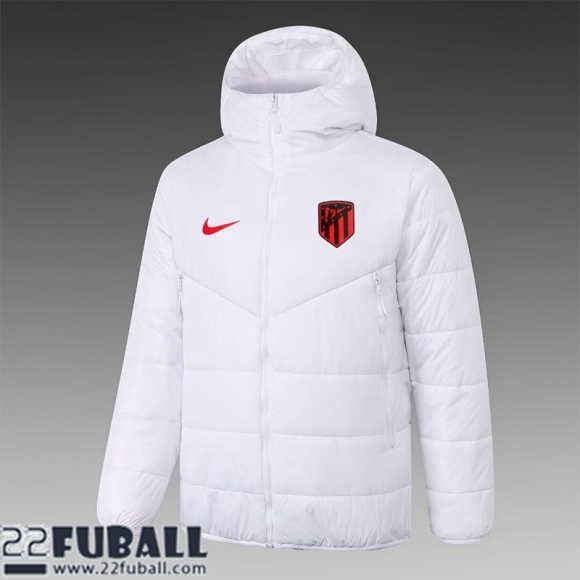 Daunenjacke Atletico Madrid Weiß Herren 22 23 DD84