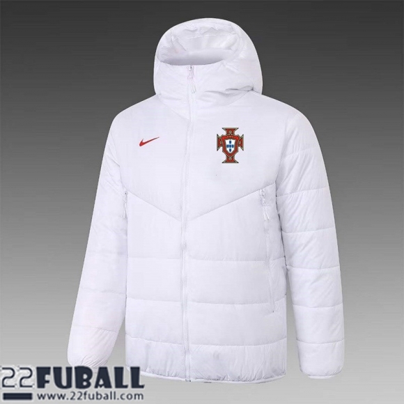 Daunenjacke Portugal Weiß Herren 22 23 DD114