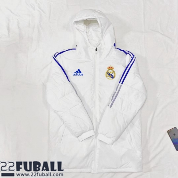 Daunenjacke Real Madrid Weiß Herren 22 23 DD121