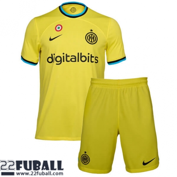 Fussball Trikots Inter Mailand Ausweichtrikot Kinder 22 23