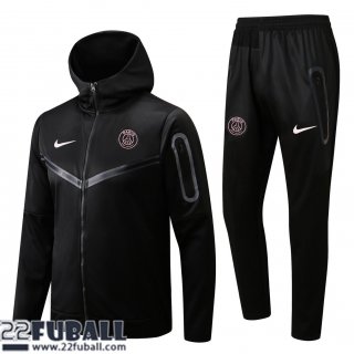 Sweatjacke - Kapuzen PSG Schwarz Herren 22 23 JK429