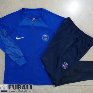 Sweatjacke PSG Blau Herren 22 23 JK448