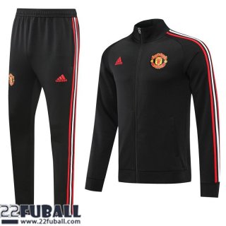 Sweatjacke Manchester United schwarz Herren 22 23 JK455