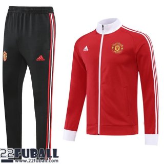 Sweatjacke Manchester United Rouge Herren 22 23 JK457