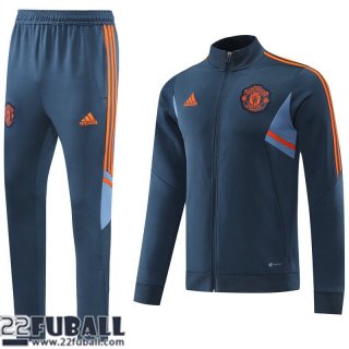 Sweatjacke Manchester United blau Herren 22 23 JK463