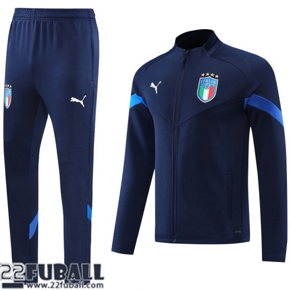 Sweatjacke Italien blau Herren 22 23 JK464