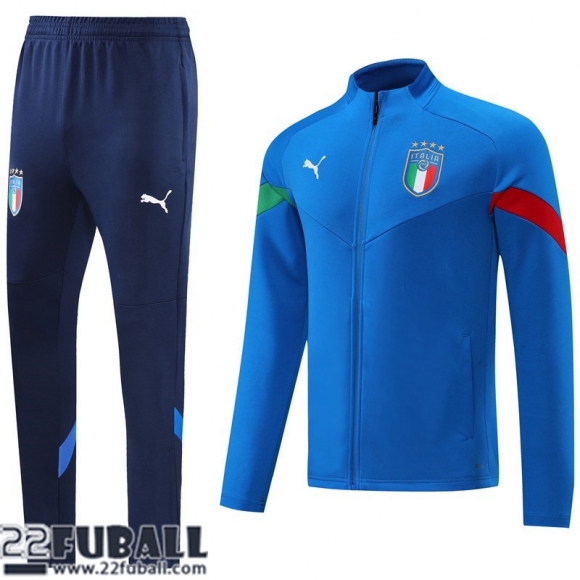 Sweatjacke Italien blau Herren 22 23 JK466