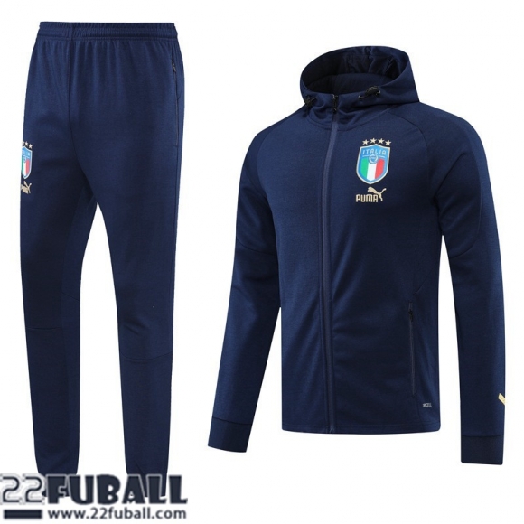 Sweatjacke - Kapuzen Italien blau Herren 22 23 JK479