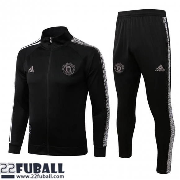 Sweatjacke Manchester United schwarz Herren 22 23 JK491