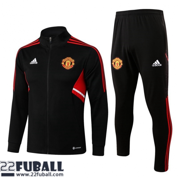 Sweatjacke Manchester United schwarz Herren 22 23 JK492