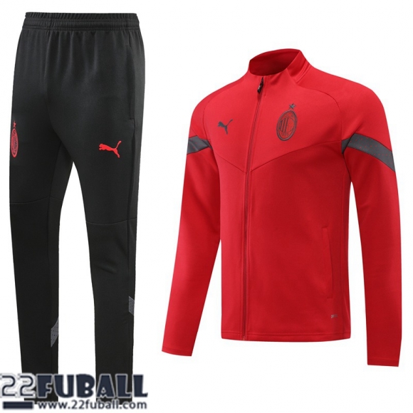 Sweatjacke AC Milan Rouge Herren 22 23 JK510