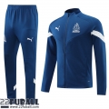 Sweatjacke Olympique Marseille blau Herren 22 23 JK519