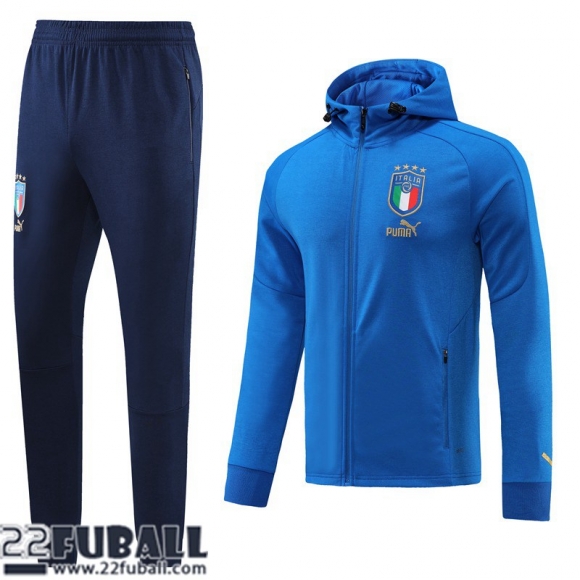 Sweatjacke Italien blau Herren 22 23 JK520