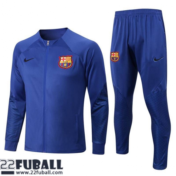 Sweatjacke Barcelona blau Herren 22 23 JK526