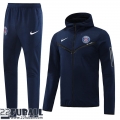 Sweatjacke - Kapuzen PSG blau Herren 22 23 JK553