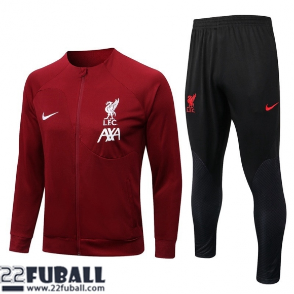 Sweatjacke Liverpool rouge foncé Herren 22 23 JK558