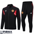 Sweatjacke Manchester United Schwarz Herren 22 23 JK580