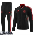 Sweatjacke Manchester United Schwarz Herren 22 23 JK593