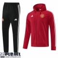 Sweatjacke Manchester United Rot Herren 22 23 JK594