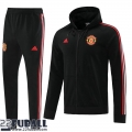 Sweatjacke Manchester United Schwarz Herren 22 23 JK598