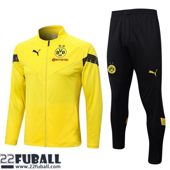 Sweatjacke Dortmund BVB Gelb Herren 22 23 JK625