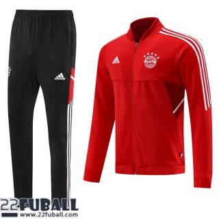Sweatjacke Bayern Munchen Rot Herren 22 23 JK643