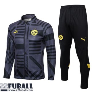Sweatjacke Dortmund schwarzgrau Herren 22 23 JK650