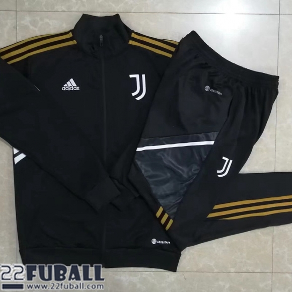 Sweatjacke Juventus Schwarz Herren 22 23 JK406