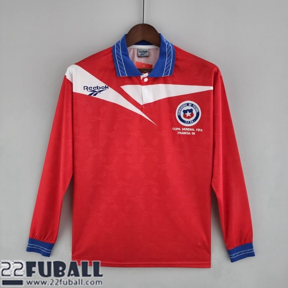 Retro Fussball Trikots Chile Heimtrikot Herren Langarm 1998 FG171