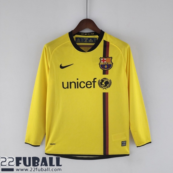 Retro Fussball Trikots Barcelona Auswärtstrikot Herren Langarm 08/09 FG221