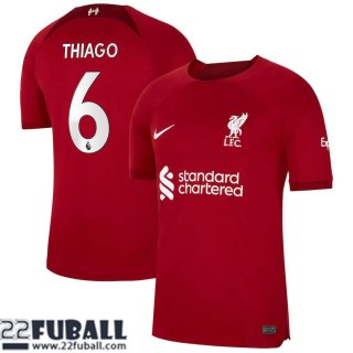 Fussball Trikots Liverpool Heimtrikot Herren 22 23 Thiago 6