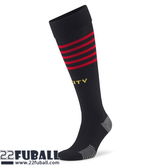 Fussball Socken Manchester City Auswärtstrikot 22 23