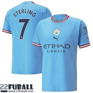 Fussball Trikots Manchester City Heimtrikot Herren 22 23 Sterling 7