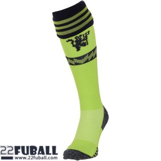 Fussball Socken Manchester United Ausweichtrikot 22 23