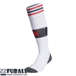 Fussball Socken Manchester United Auswärtstrikot 22 23