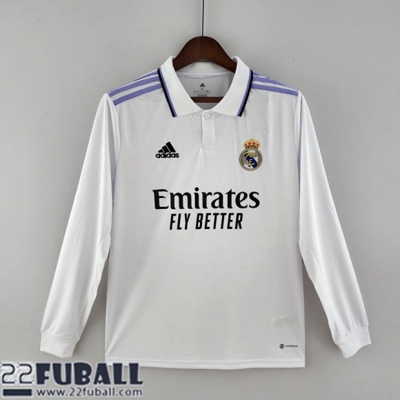 Fussball Trikots Real Madrid Heimtrikot Herren Langarm 22 23 KL04