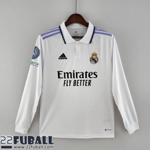 Fussball Trikots Real Madrid Heimtrikot Herren Langarm 22 23 KL06