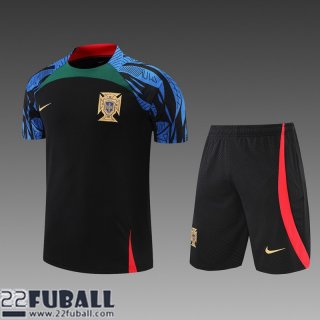 T-Shirt Portugal Schwarz Herren 22 23 PL464